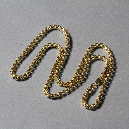 14k Round Box Chain