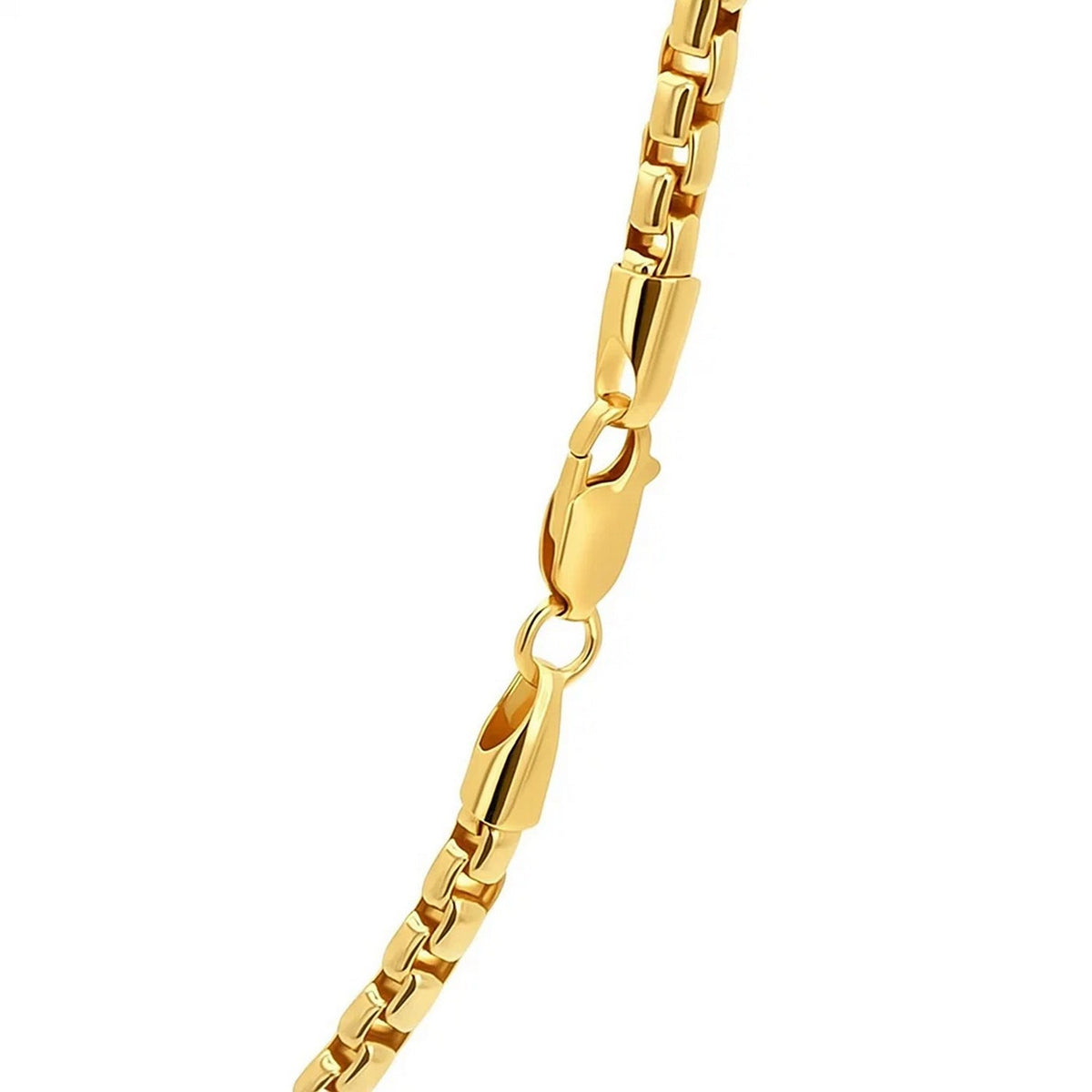 14k Round Box Chain