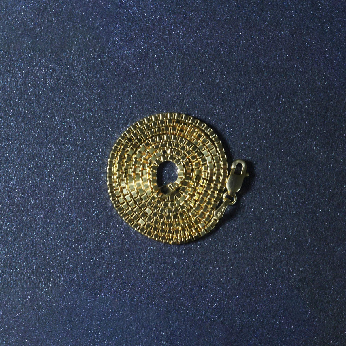 14k Yellow Gold Semi Solid Box Chain