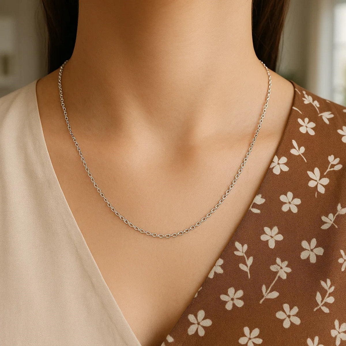 14k Yellow Gold Rolo Chain
