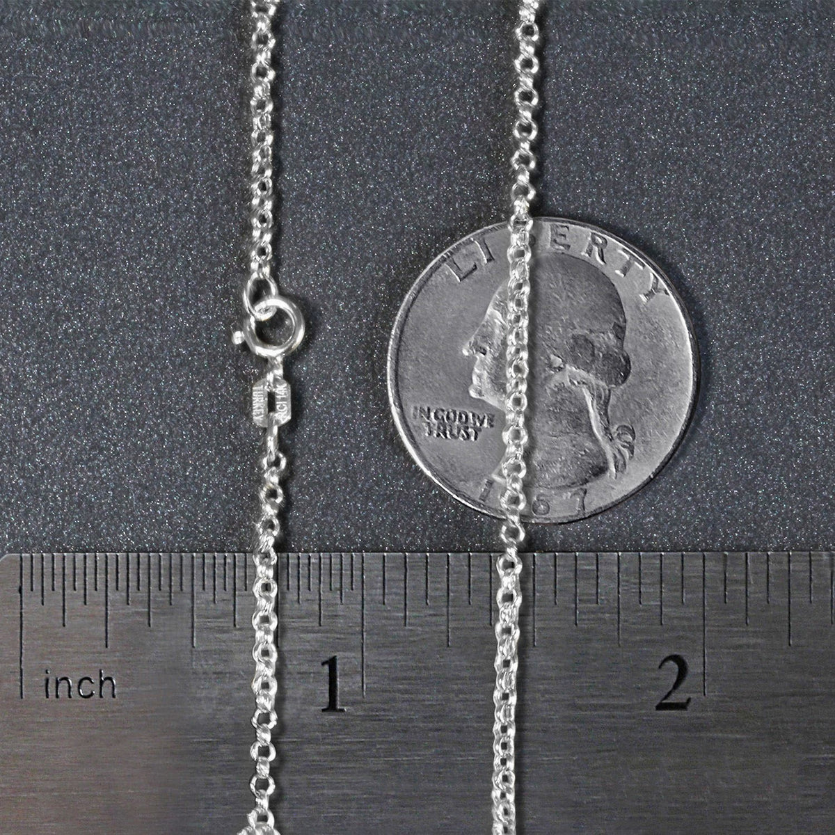 14k Yellow Gold Rolo Chain