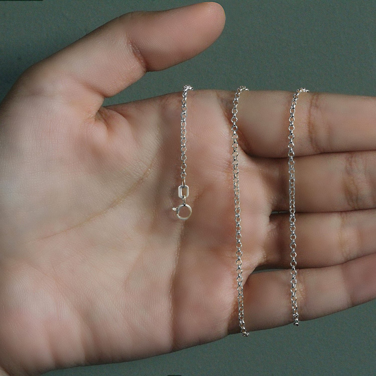 14k Yellow Gold Rolo Chain