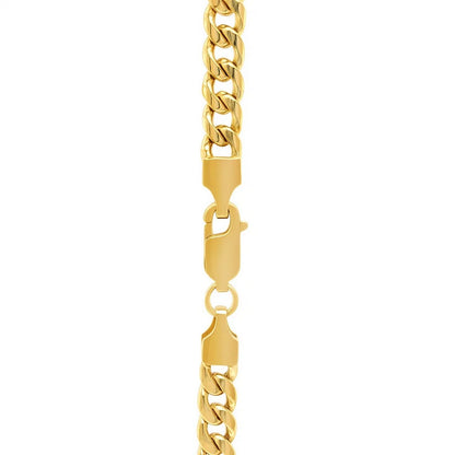 14k Miami Cuban Semi Solid Chain