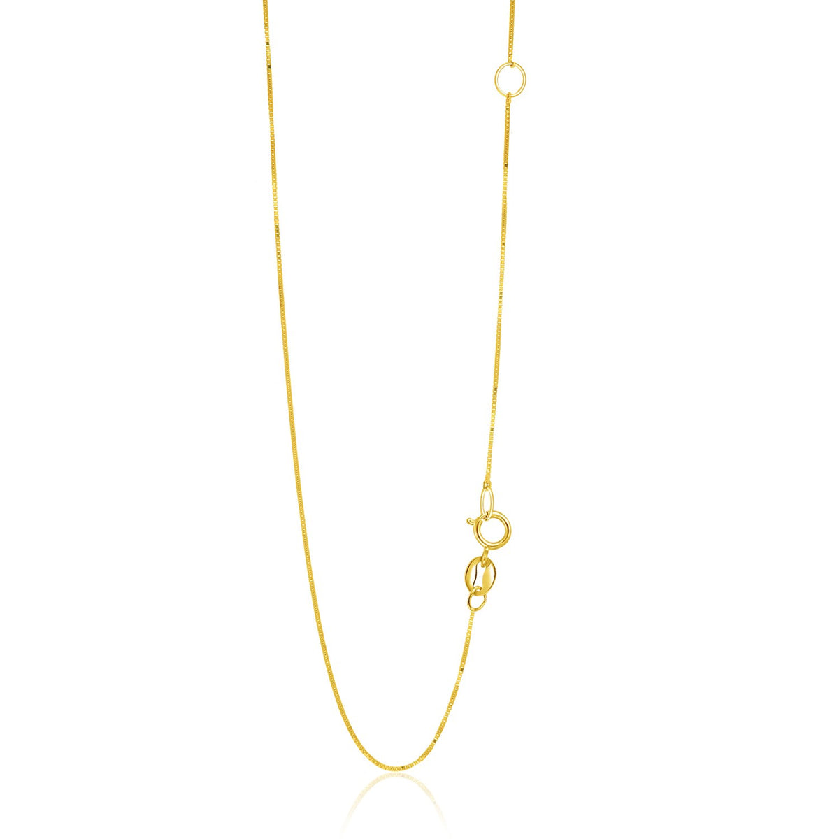 14k Adjustable Box Chain