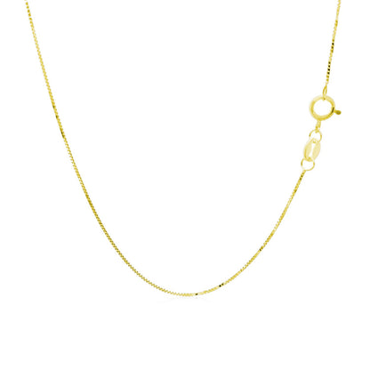 14k Adjustable Box Chain