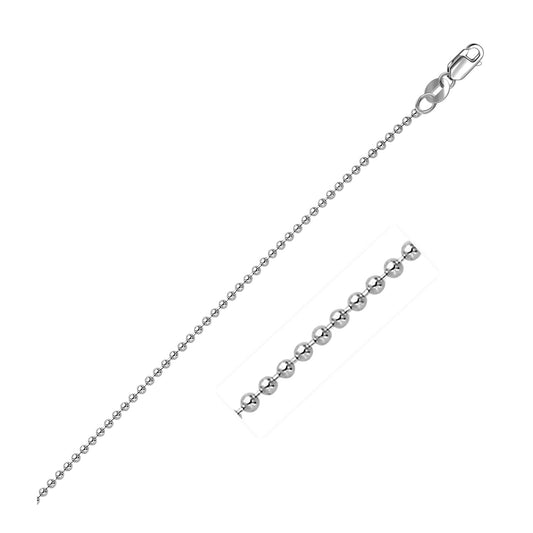 14k Bead Chain 1.5mm (1.50 mm)