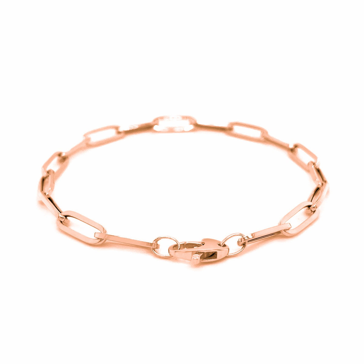14K Bold Paperclip Chain Bracelet (4.20 mm)
