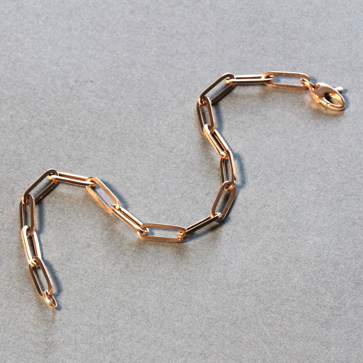 14K Bold Paperclip Chain Bracelet (4.20 mm)