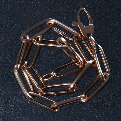 14K Bold Paperclip Chain Bracelet (4.20 mm)