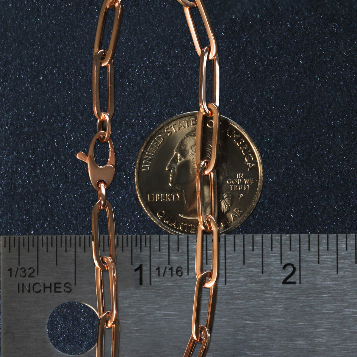 14K Bold Paperclip Chain Bracelet (4.20 mm)