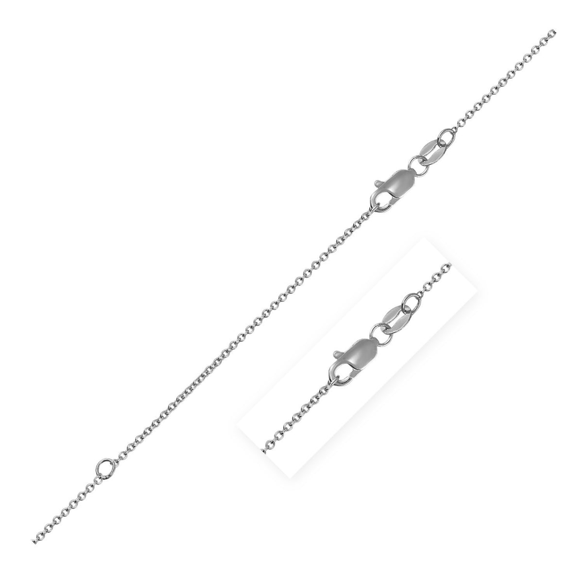 Extendable Cable Chain in 18k