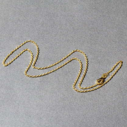 18k Round Cable Link Chain