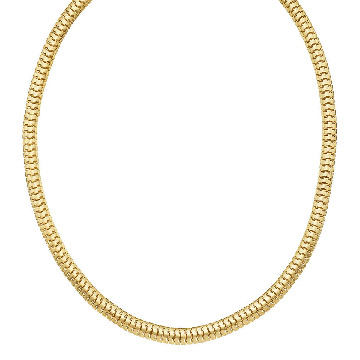 14K Yellow Gold Lite Oval Snake Chain