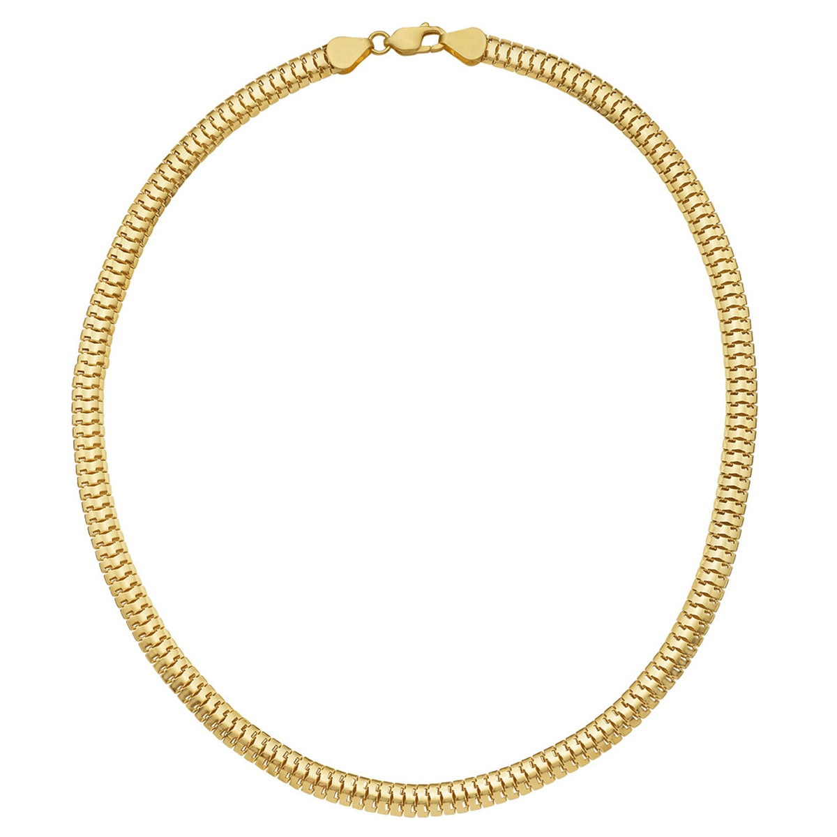 14K Yellow Gold Lite Oval Snake Chain