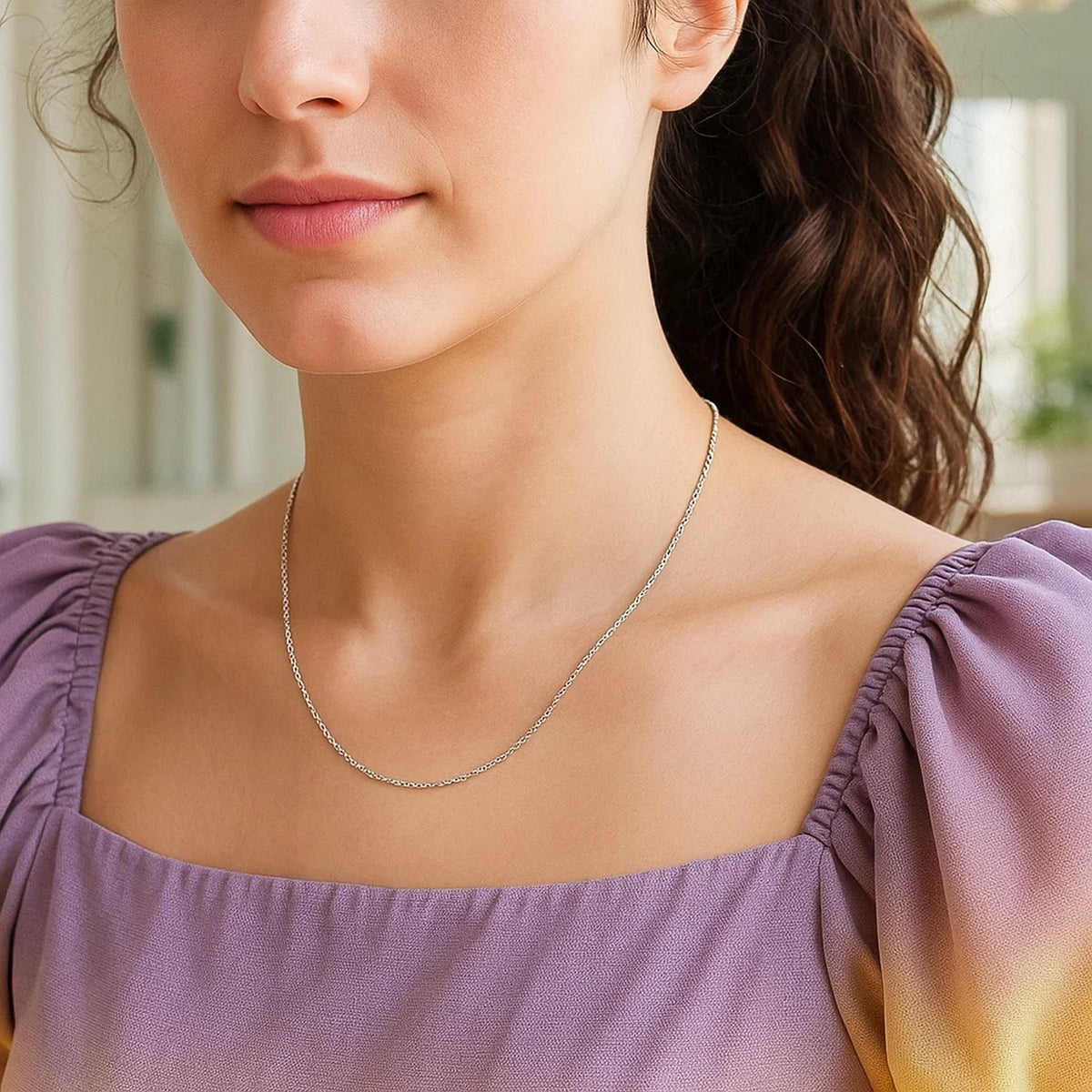 14k Machine Rope Chain (1.10 mm)