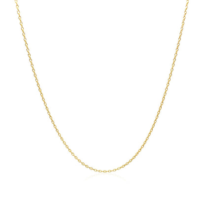 Adjustable Cable Chain in 14k White Gold