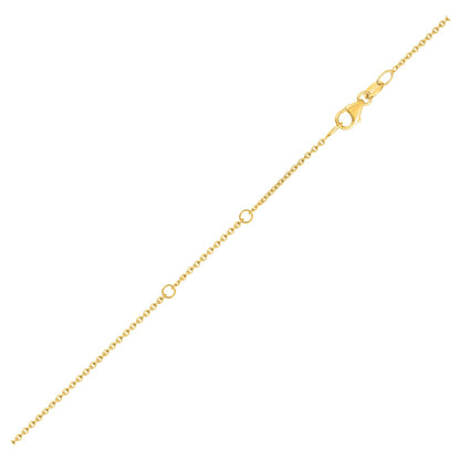 18K Double Extendable Cable Chain