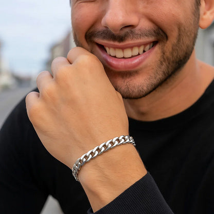 14k Miami Cuban Semi Solid Bracelet (4.50 mm)
