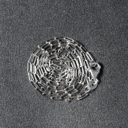 18K Fine Paperclip Chain (1.50 mm)