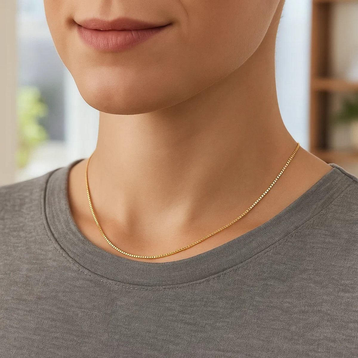 14k Classic Box Chain