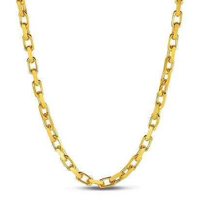 14k Yellow Gold French Cable Link Chain