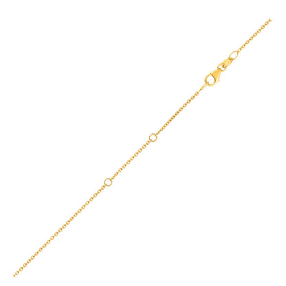18K Double Extendable Cable Chain