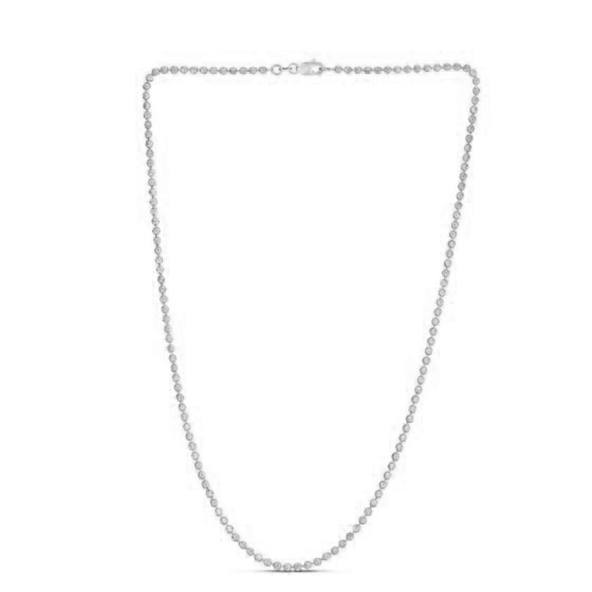 Moon Cut Bead Chain in 14k Yellow Gold
