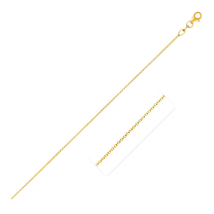 Double Extendable Cable Chain in 14k