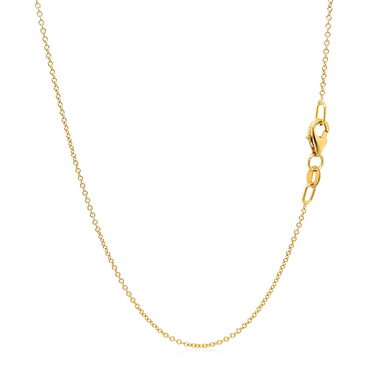 Double Extendable Cable Chain in 14k