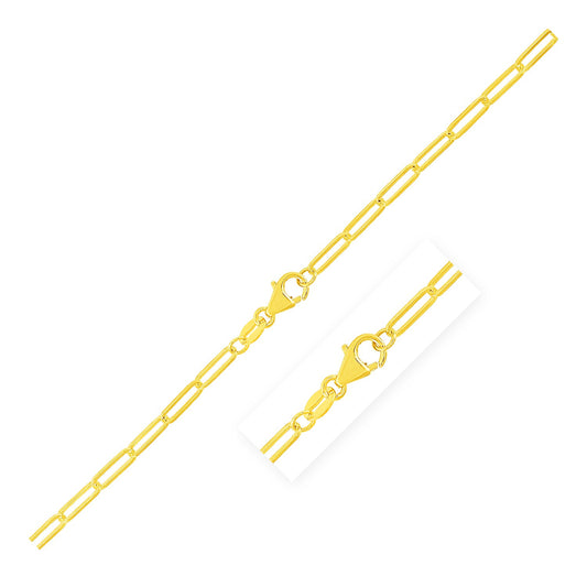 14K Paperclip Chain