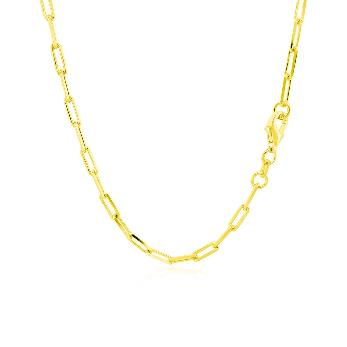 14K Paperclip Chain