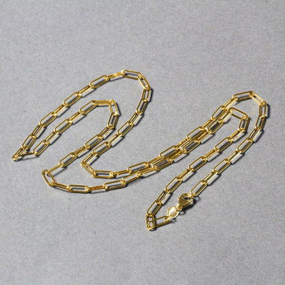 14K Paperclip Chain
