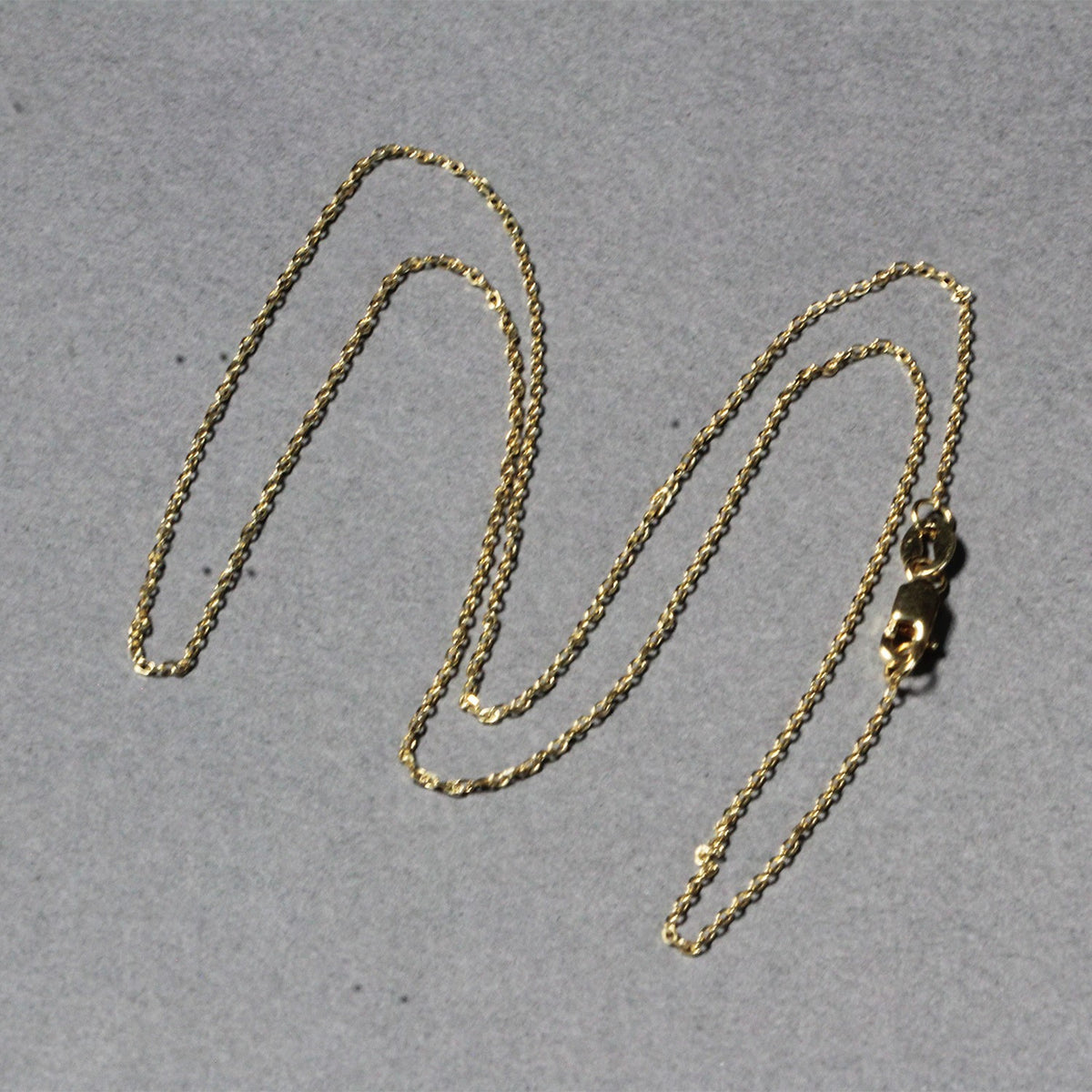 18k Diamond Cut Cable Link Chain