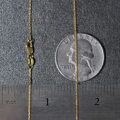 18k Diamond Cut Cable Link Chain