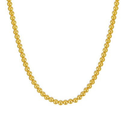 14k Yellow Gold Bead Chain (6mm)