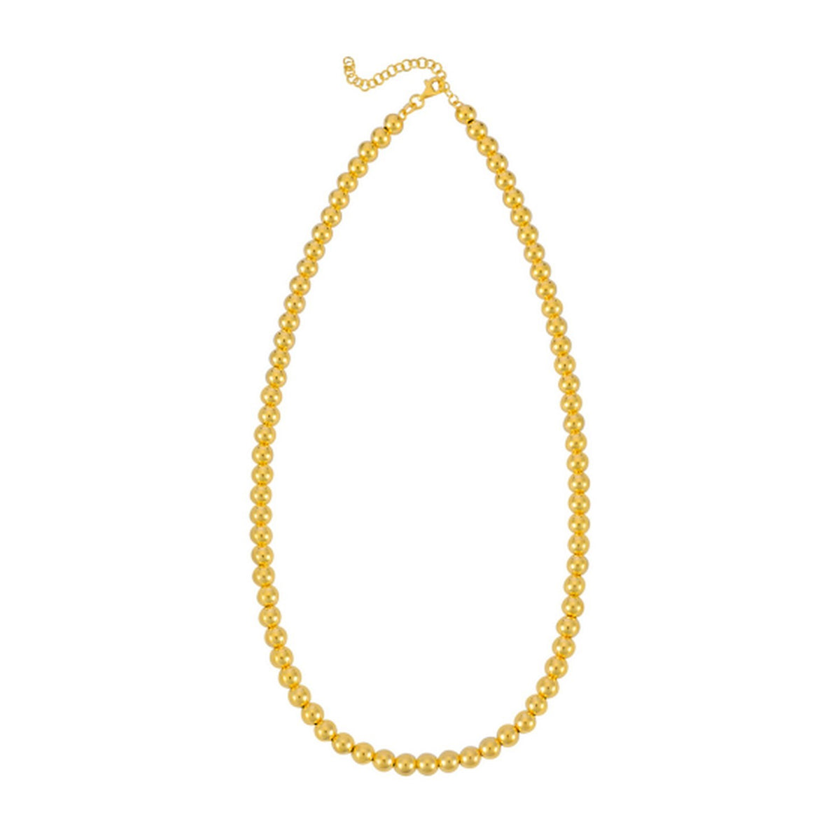 14k Yellow Gold Bead Chain (6mm)
