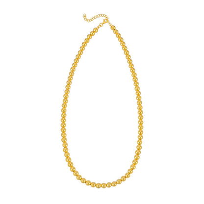 14k Yellow Gold Bead Chain (6mm)