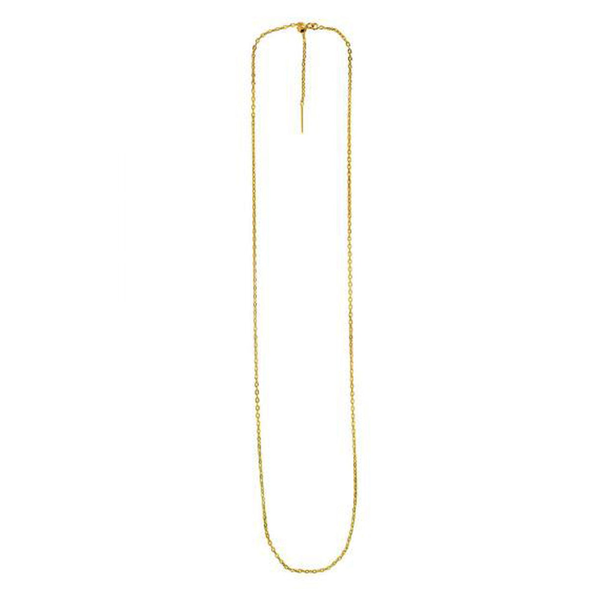 Endless Adjustable Cable Chain in 14k (1.70 mm)