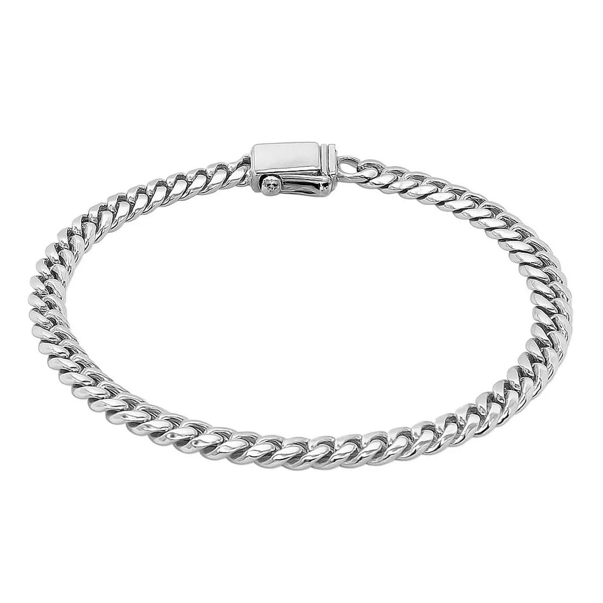 14k Classic Miami Cuban Solid Bracelet (5.00 mm)