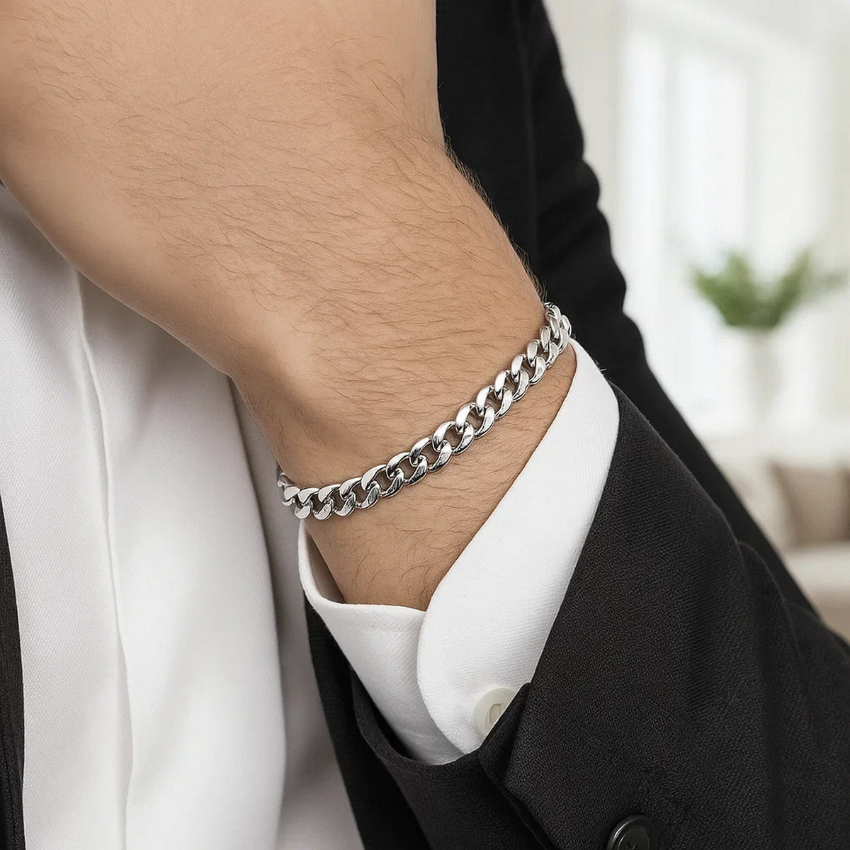 14k Classic Miami Cuban Solid Bracelet (5.00 mm)