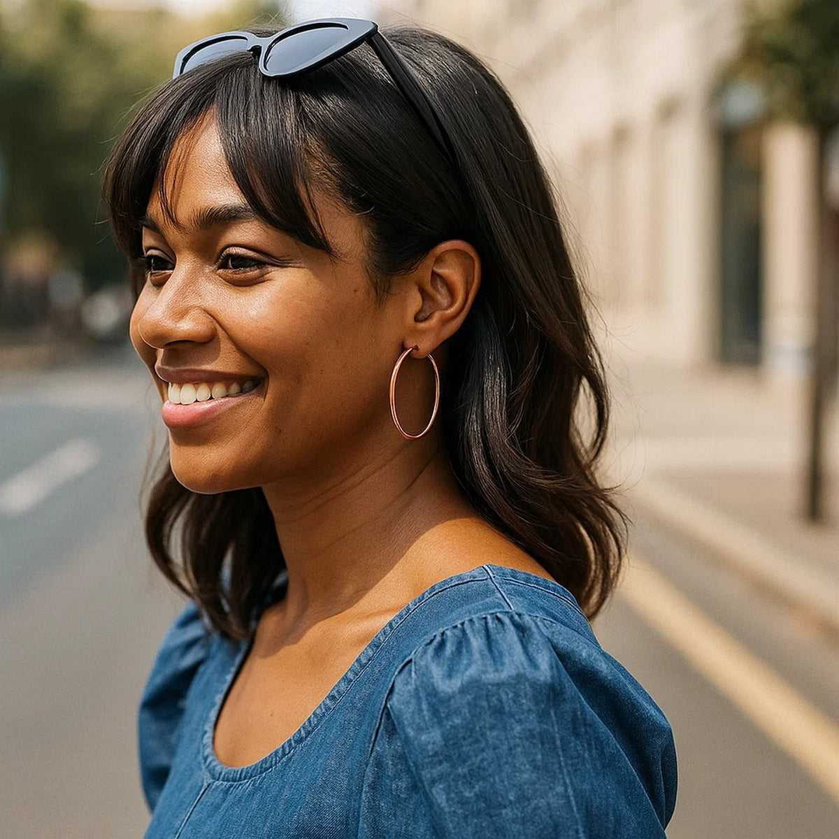 Classic Hoop Earrings in 14K