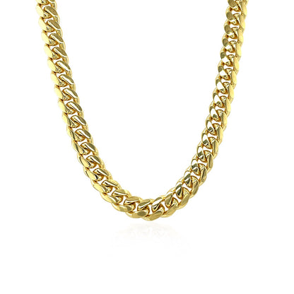 14k Classic Miami Cuban Solid Chain