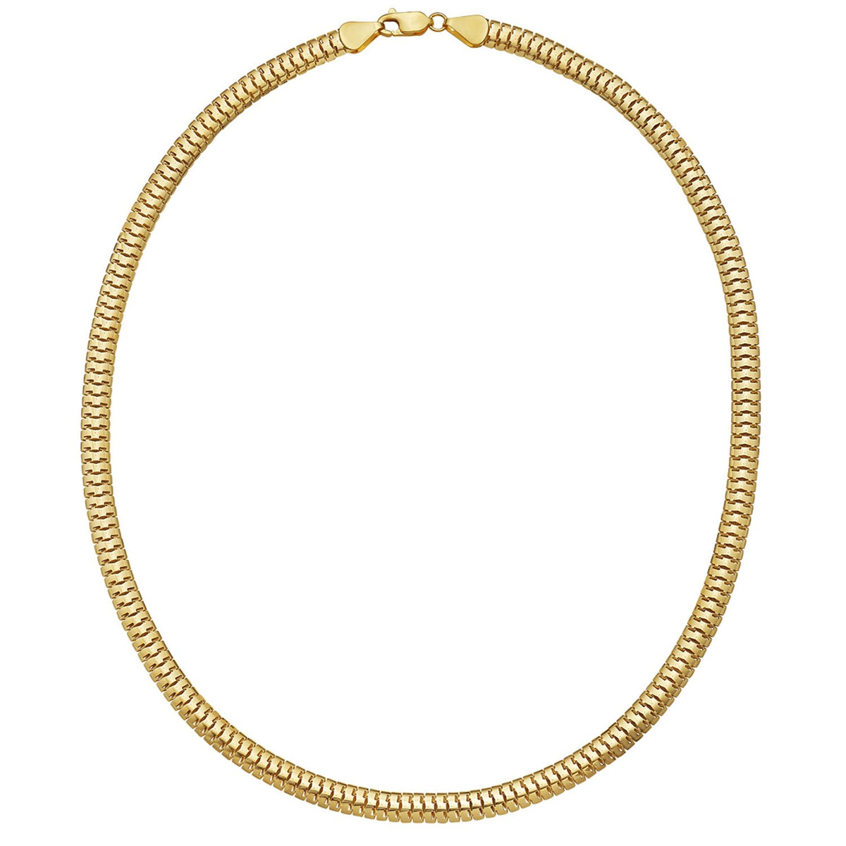 14K Yellow Gold Lite Oval Snake Chain