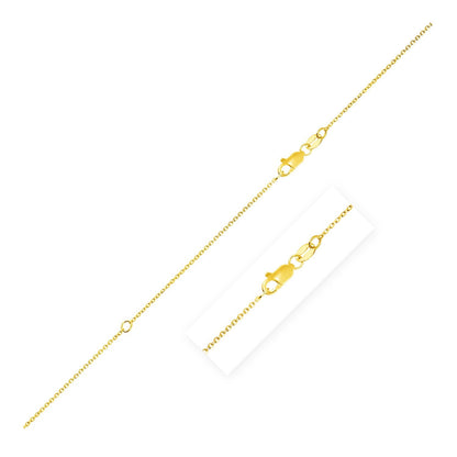 14k Adjustable Cable Chain