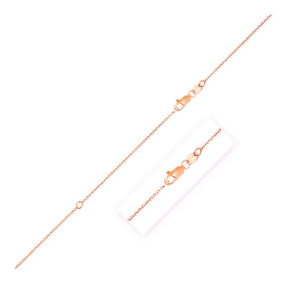 14k Adjustable Cable Chain
