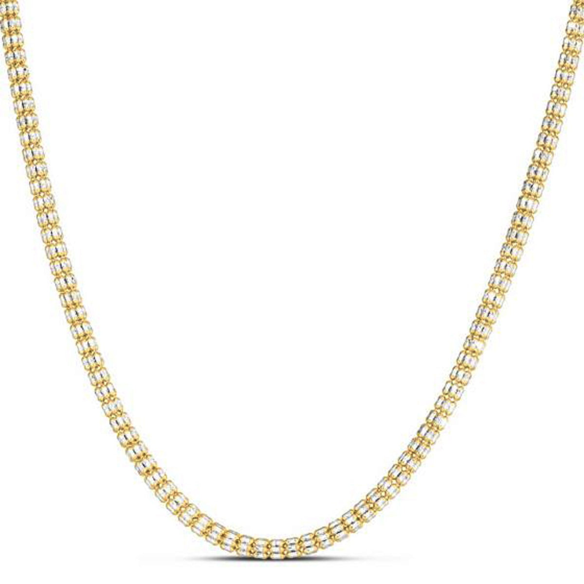 Ice Barrel Chain in 14k