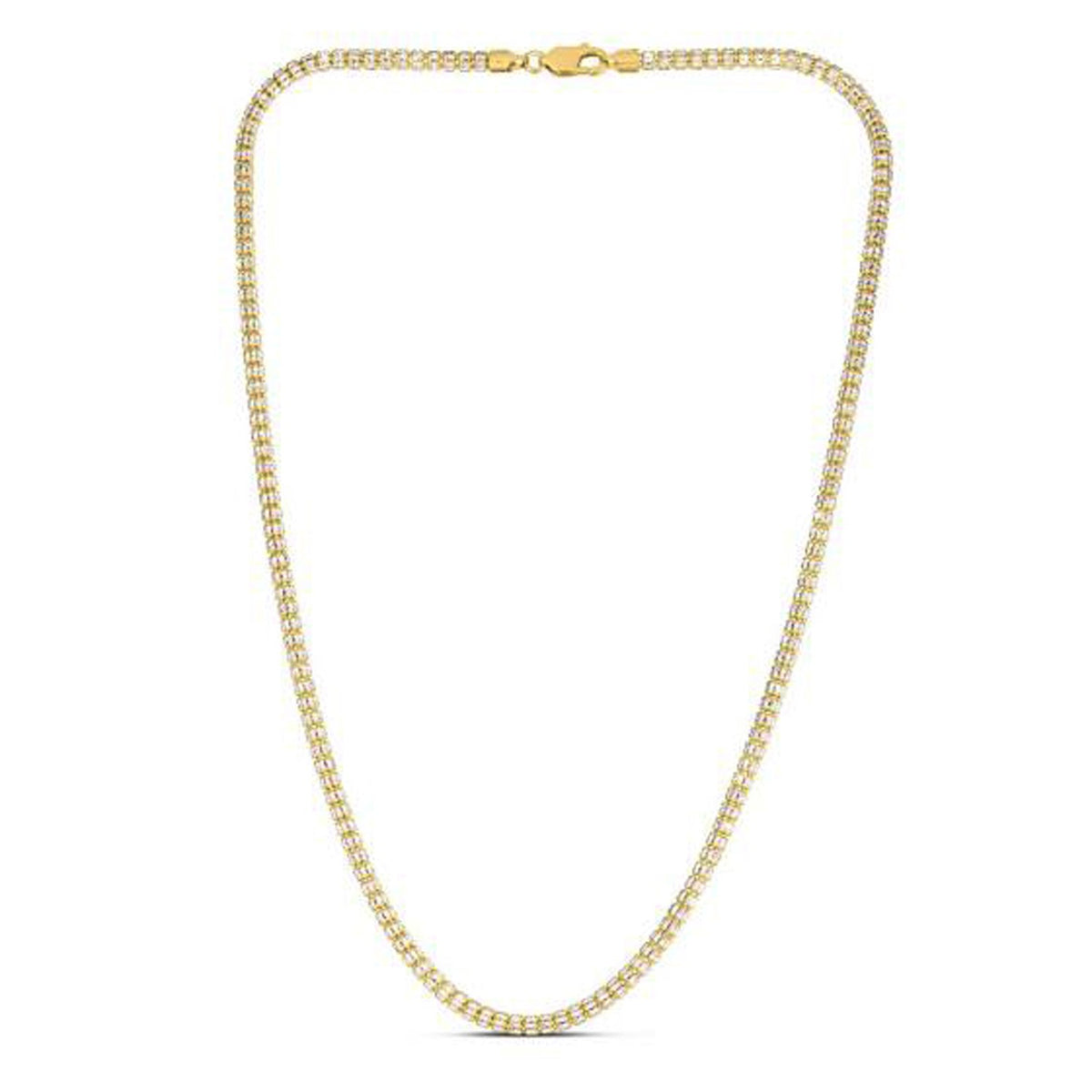 Ice Barrel Chain in 14k