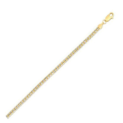Ice Barrel Chain in 14k