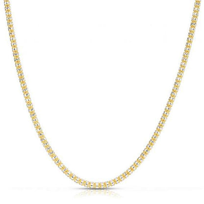 Ice Barrel Chain in 14k