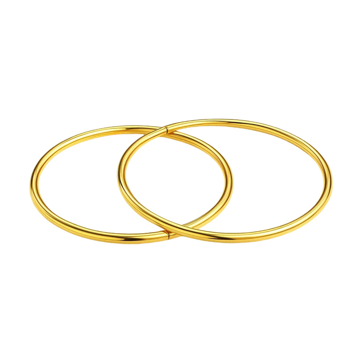 Endless Hoop Style Earrings in 14K